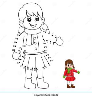 Noktaları Birleştirme boyama sayfası – ücretsiz yazdır, boyama etkinliği