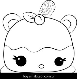 Num Noms boyama sayfası – okul öncesi, evde etkinlik