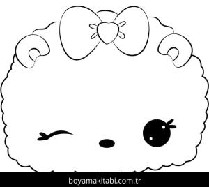 Num Noms boyama sayfası – basit çizim, kolay boyama