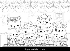 Num Noms boyama sayfası – evde etkinlik, ücretsiz yazdır