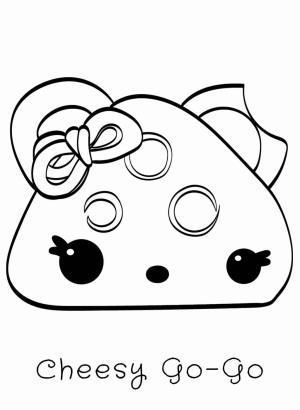 Num Noms boyama sayfası,  coloring page, Cheesy Go-go, 