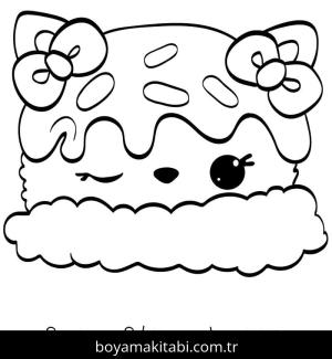 Num Noms boyama sayfası – kolay boyama, eğitici aktivite