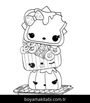 Num Noms boyama sayfası – keyifli zaman, renkli çizimler