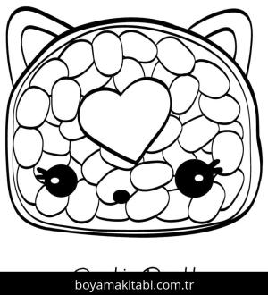 Num Noms boyama sayfası – PDF indir, sevimli karakter