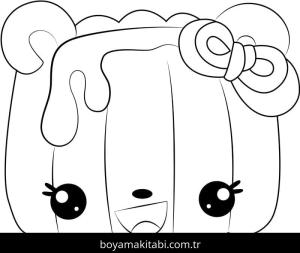Num Noms boyama sayfası – okul öncesi, evde etkinlik