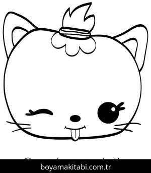 Num Noms boyama sayfası – çocuklar için, çizgi film temalı