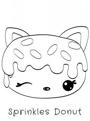 Num Noms boyama sayfası,  coloring page, Çörekler, 