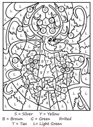 Numaraya Göre boyama sayfası,  coloring page, Sayıya Göre Gelişmiş, 