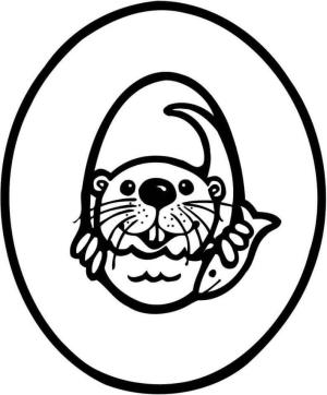 O Harfi boyama sayfası,  coloring page, Otter O Harfi, 