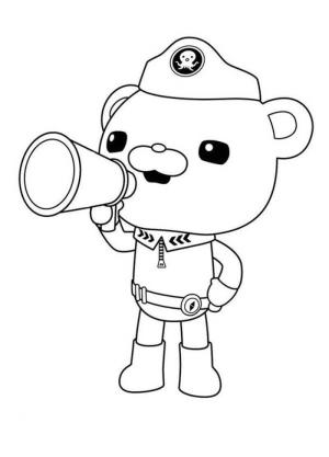 Octonauts boyama sayfası,  coloring page, Kaptan Barnacles Reklamı, 