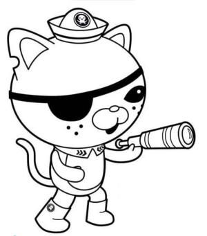 Octonauts boyama sayfası,  coloring page, Kwazii Octonauts, 