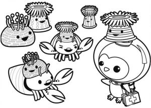 Octonauts boyama sayfası,  coloring page, Octonauts Karakterler, 