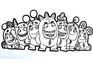 Oddbods boyama sayfası,  coloring page, Oddbods Karakterleri, 