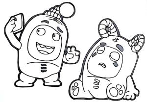 Oddbods boyama sayfası,  coloring page, Eğlenceli Oddbod’lar, 