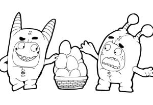 Oddbods boyama sayfası,  coloring page, Yazdırılabilir Oddbod’lar, 