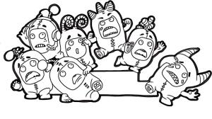 Oddbods boyama sayfası,  coloring page, Oddbods Resmi, 