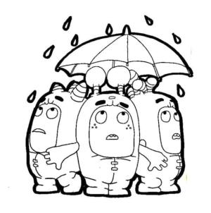 Oddbods boyama sayfası,  coloring page, Ücretsiz Oddbod’lar, 