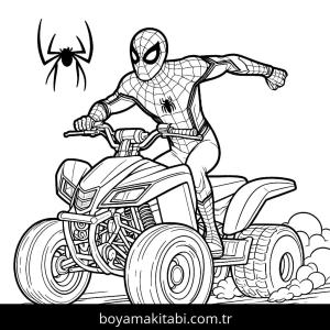 Off Road boyama sayfası – okul öncesi, evde etkinlik