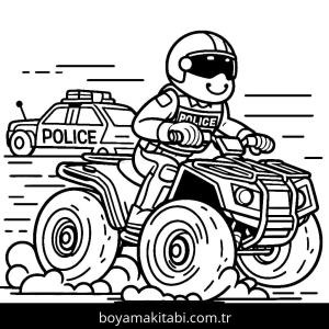 Off Road boyama sayfası – yaratıcılığı geliştirir, keyifli zaman