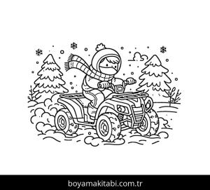 Off Road boyama sayfası – ücretsiz yazdır, boyama etkinliği