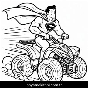 Off Road boyama sayfası – boyama etkinliği, çocuk aktivitesi