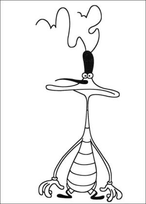 Oggy ve Hamamböceği boyama sayfası,  coloring page, Oggy ve Hamamböceği Marky, 