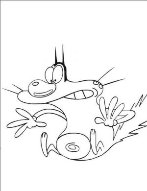 Oggy boyama sayfası,  coloring page, Oggy Kaymış, 