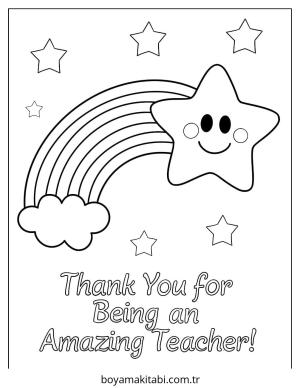 Öğretmen boyama sayfası – eğitici aktivite, yaratıcılık