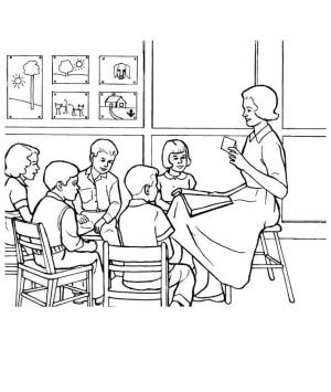 Öğretmen boyama sayfası,  coloring page, Ücretsiz Öğretmen, 