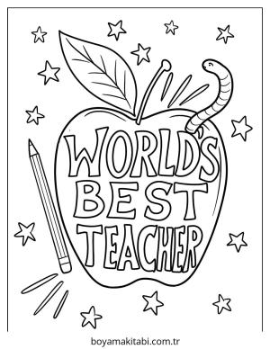 Öğretmen Boyama