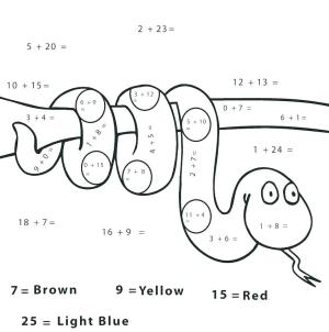 Okul öncesi boyama sayfası,  coloring page, Yılan, 