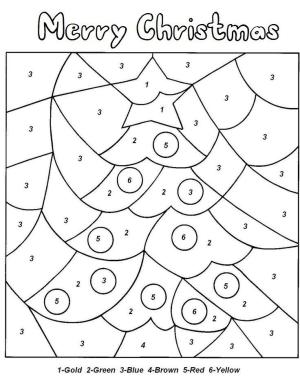 Okul öncesi boyama sayfası,  coloring page, Noel Ağacı, 