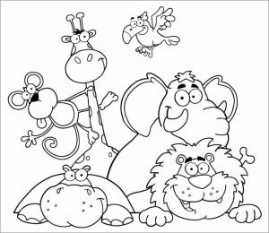 Okul öncesi boyama sayfası,  coloring page, Çocuklar için Temel Hayvanlar, 