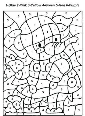 Okul öncesi boyama sayfası,  coloring page, Fil, 