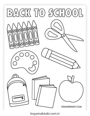 Okula Dönüş Boyama