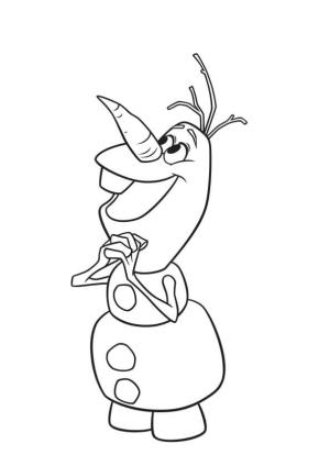 Olaf boyama sayfası,  coloring page, Iyi Olaf, 