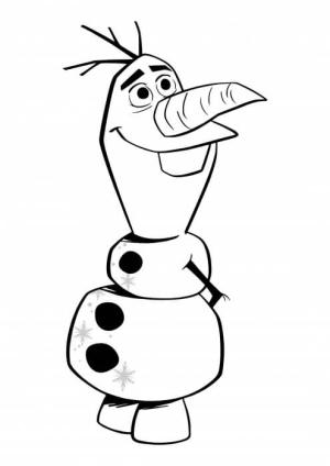 Olaf boyama sayfası,  coloring page, Harika Olaf, 