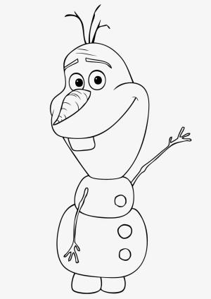 Olaf boyama sayfası,  coloring page, Temel Olaf, 