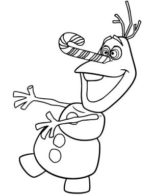 Olaf boyama sayfası,  coloring page, Güzel Olaf, 