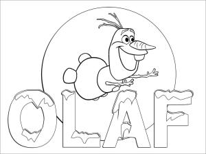 Olaf boyama sayfası,  coloring page, Sevimli Olaf, 