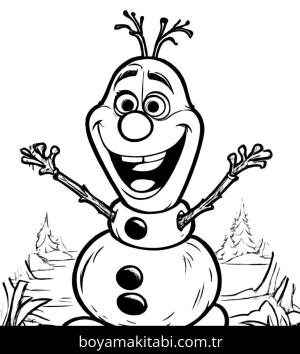 Olaf boyama sayfası,  coloring page, , 