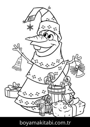 Olaf boyama sayfası – yaratıcılığı geliştirir, keyifli zaman