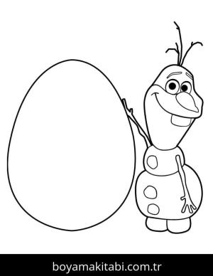 Olaf boyama sayfası – evde etkinlik, ücretsiz yazdır