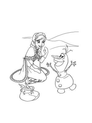 Olaf boyama sayfası,  coloring page, Anna ve Olaf, 