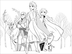 Olaf boyama sayfası,  coloring page, Olaf ve Arkadaşları, 