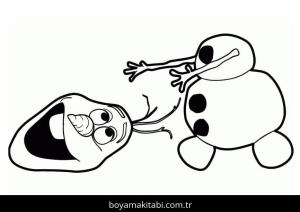 Olaf boyama sayfası – yaratıcılık, eğlenceli etkinlik