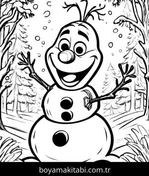 Olaf boyama sayfası,  coloring page, , 