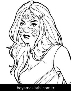 Olivia Rodrigo boyama sayfası – ücretsiz yazdır, boyama etkinliği