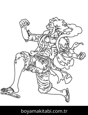 One Piece boyama sayfası – boyama etkinliği, çocuk aktivitesi