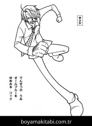 One Piece boyama sayfası – yaratıcılığı geliştirir, keyifli zaman